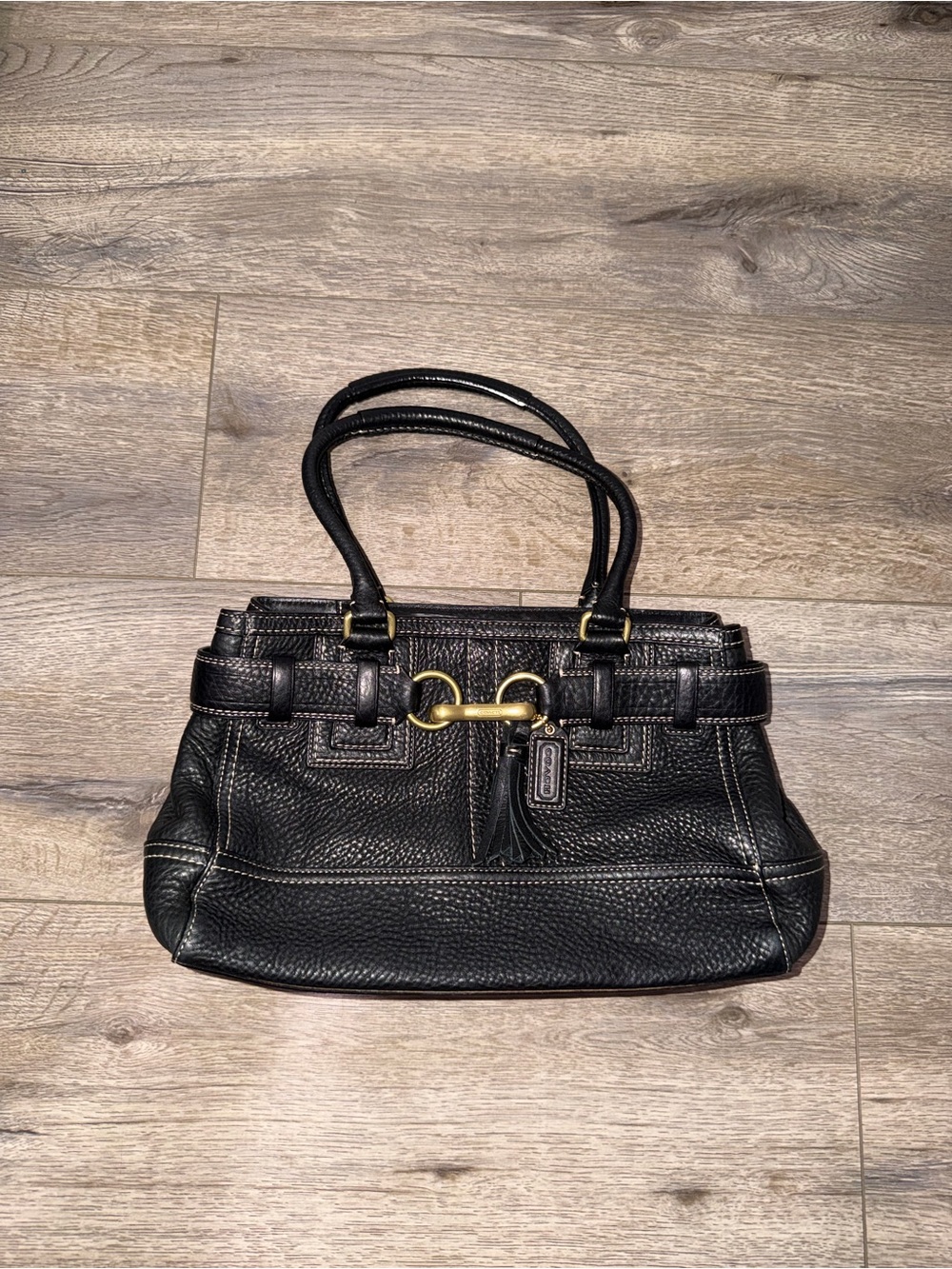 Vintage Coach Black Purse